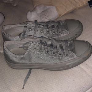 Grey converse women’s 7